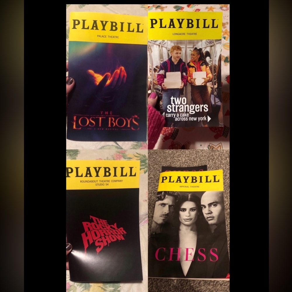 Broadway Musical Tony Nominated Playbill Set